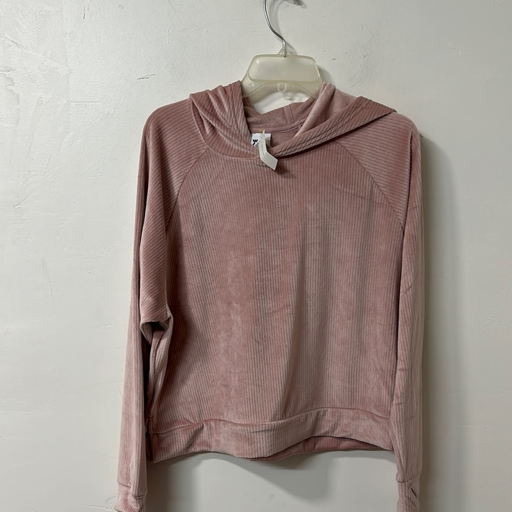 Universal Thread Pink Cropped Hoodie Relaxed Fit